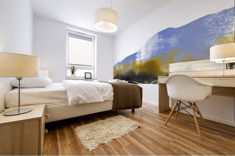 Snow Path Mural print