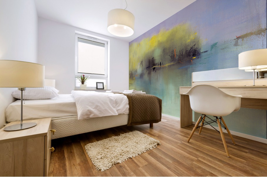 Sunlit Beginnings Mural print