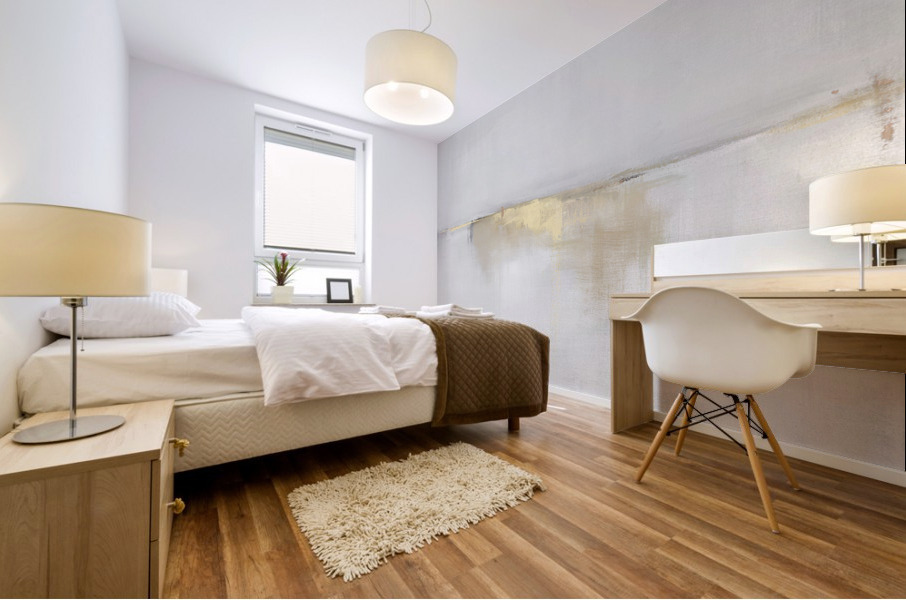 Grayest Settled Whispers Horizontal Mural print