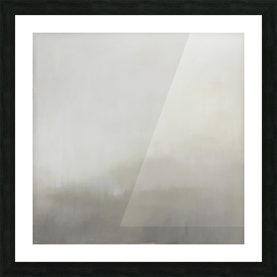 Misty View From Above Picture Frame print