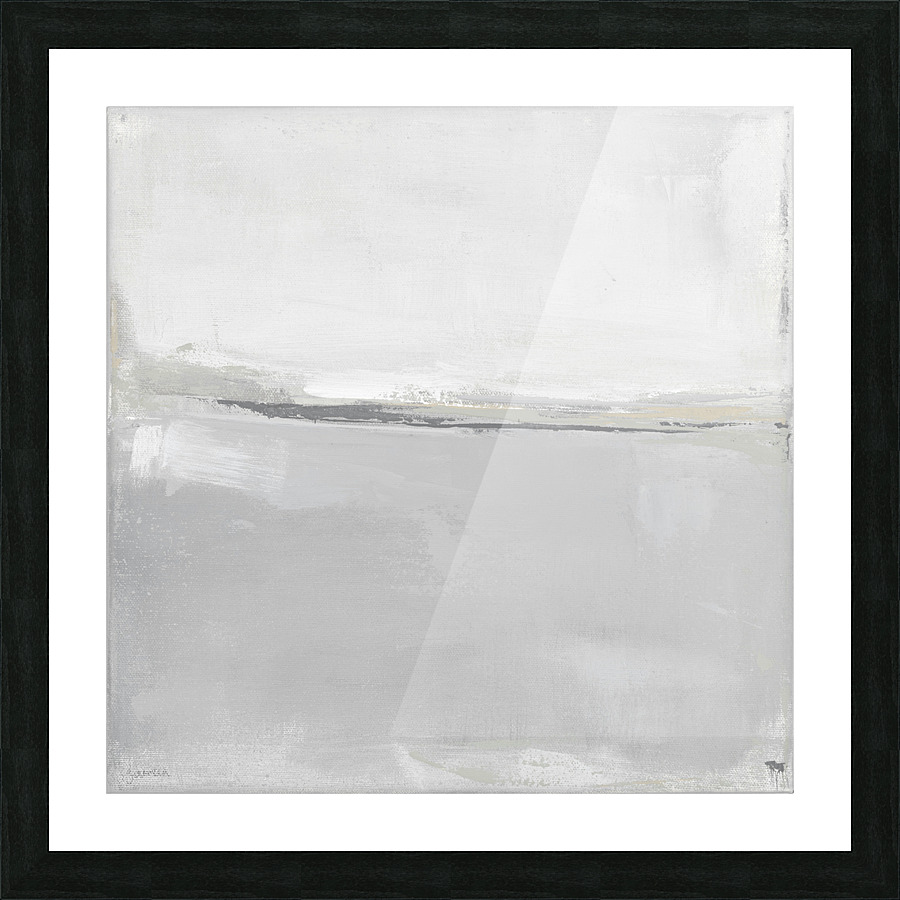 Outer Harmonies Grey Picture Frame print