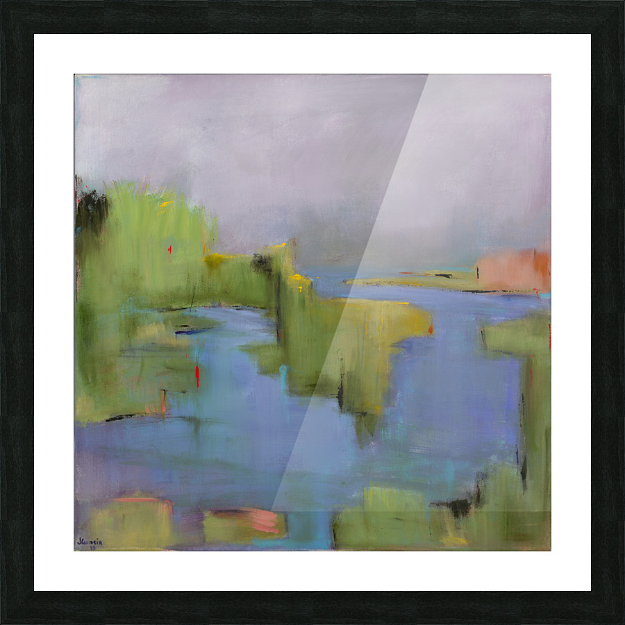 Sunset On The Marsh Picture Frame print