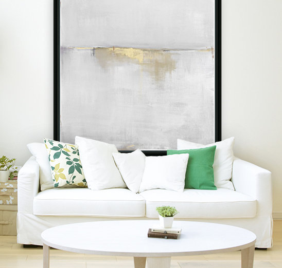 Settled Whispers In Gray Reproduction