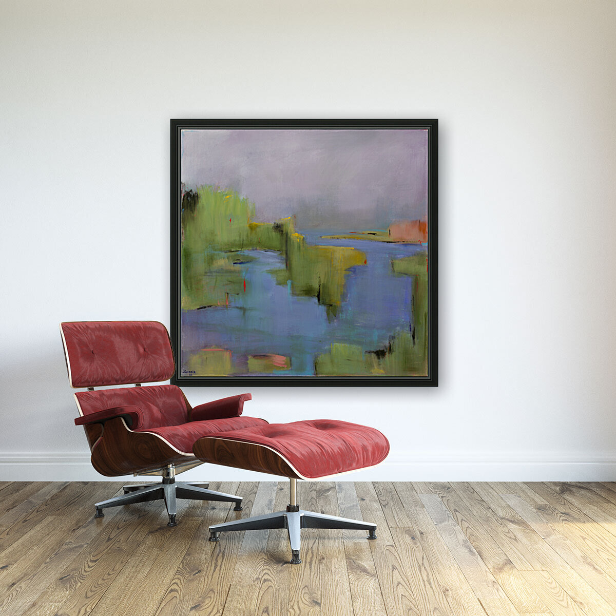 Sunset On The Marsh Reproduction