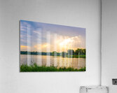 Light Behind the Clouds Acrylic Print
