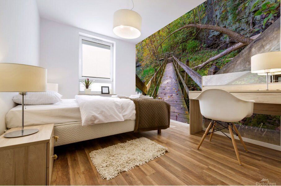 Under the Branch Mural print