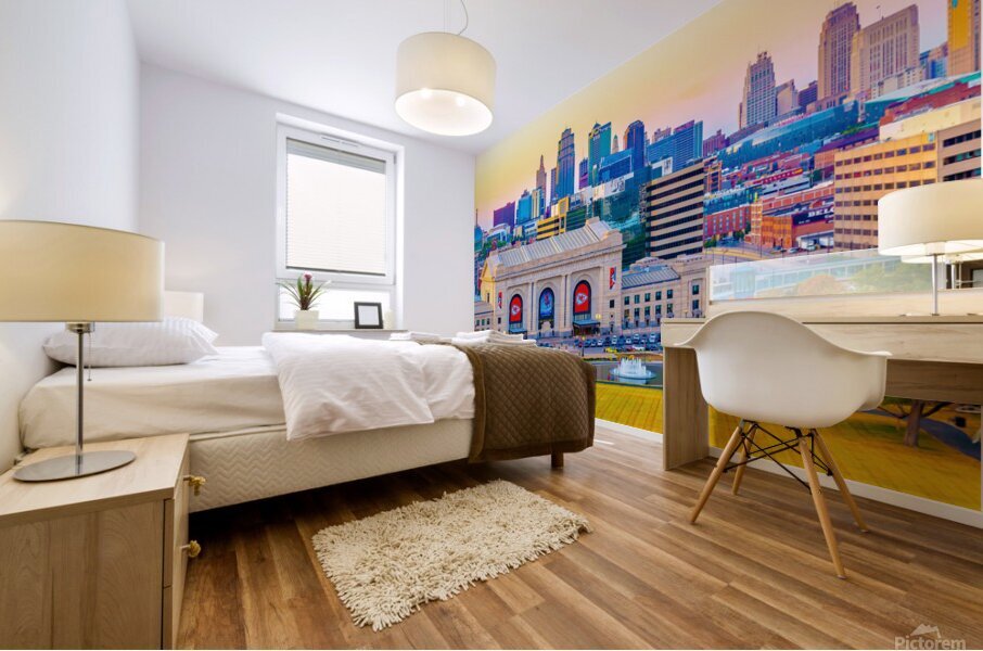 KC Skyline Mural print