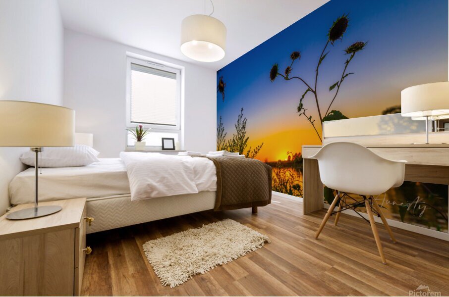 Through the Weeds Mural print