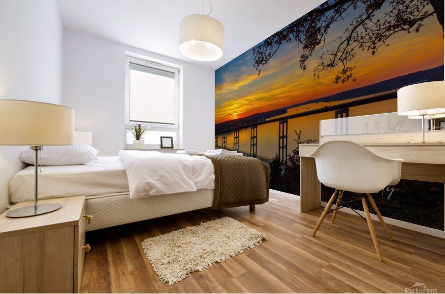 Sunset Tranquility Mural print
