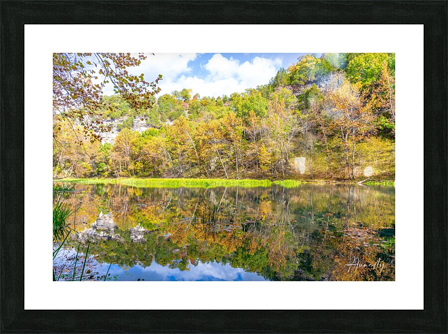 Mirror Reflection Picture Frame print