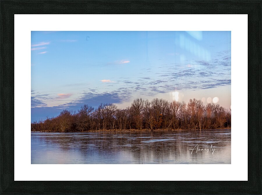 Winter Pastels Picture Frame print