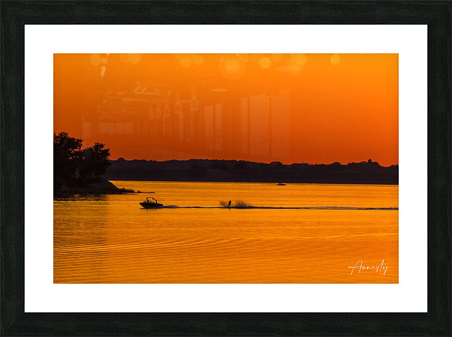 Lake Fun Picture Frame print