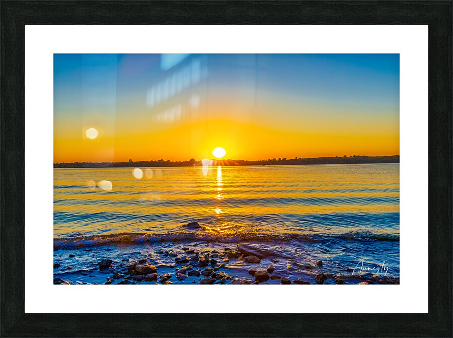 Blue Picture Frame print