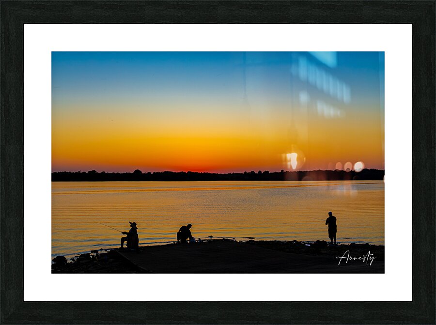 Sitting Through Time Picture Frame print