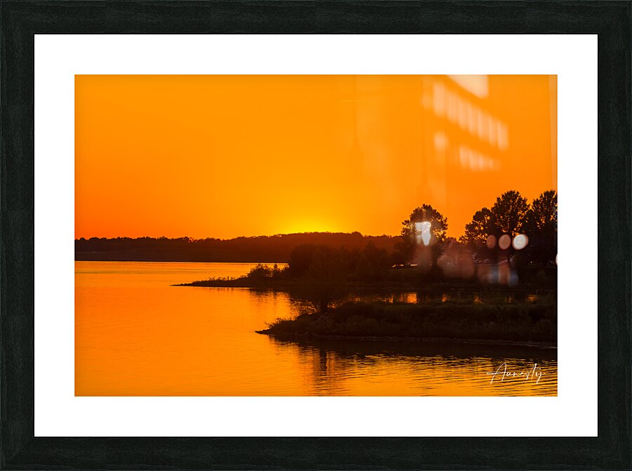 Golden Sunset Picture Frame print