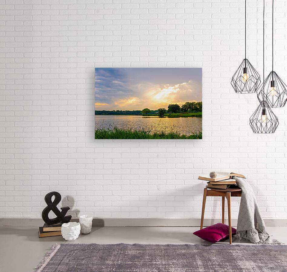 Light Behind the Clouds Reproduction
