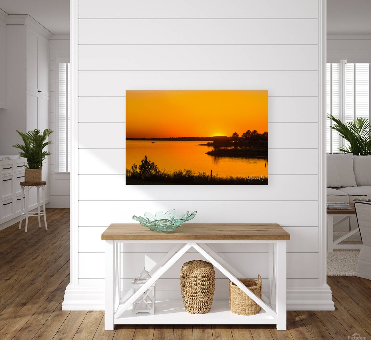 Lake Silhouette Reproduction