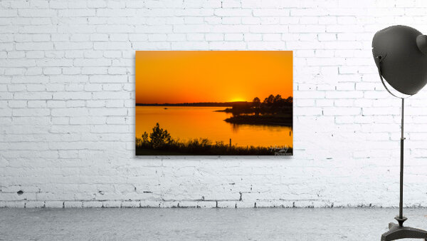 Lake Silhouette Wall Preview