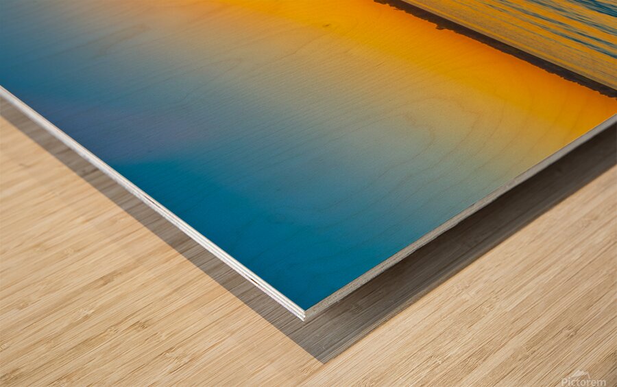 Blue Wood print