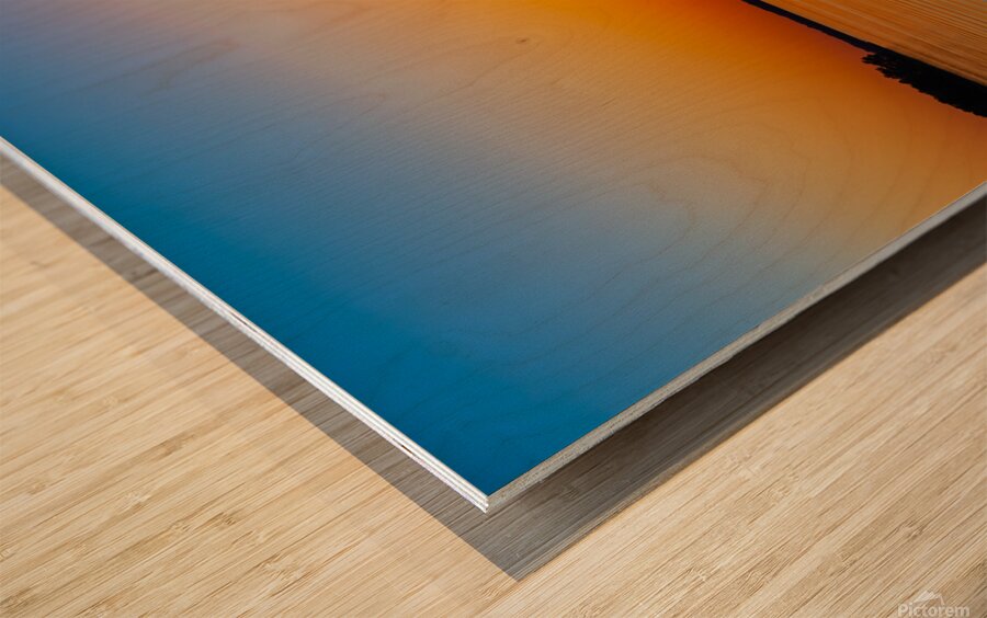 Serene Wood print