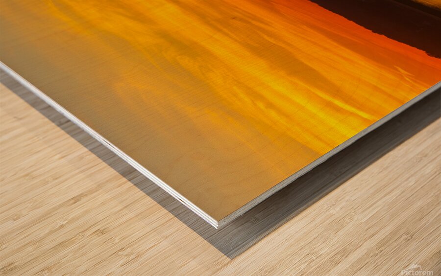Golden Hour Wood print