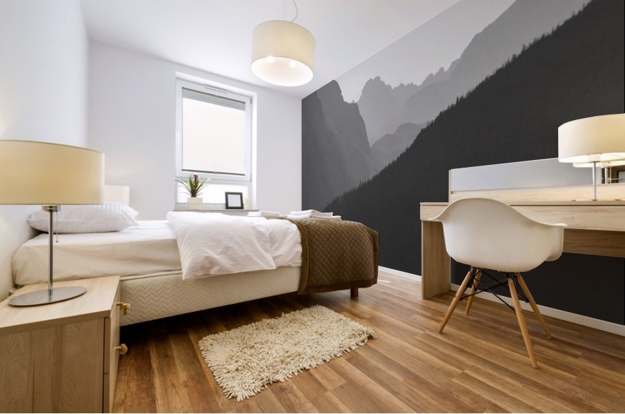 Mountains Mural print