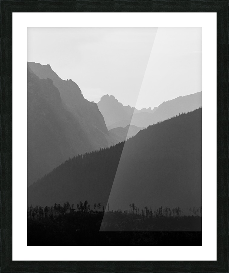 Mountains Picture Frame print