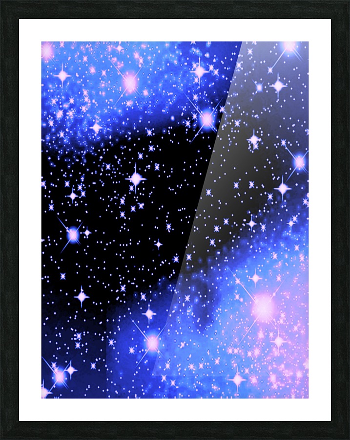 The Blue Realm Picture Frame print