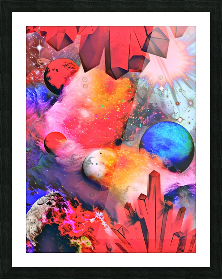 Beyond Earth Picture Frame print