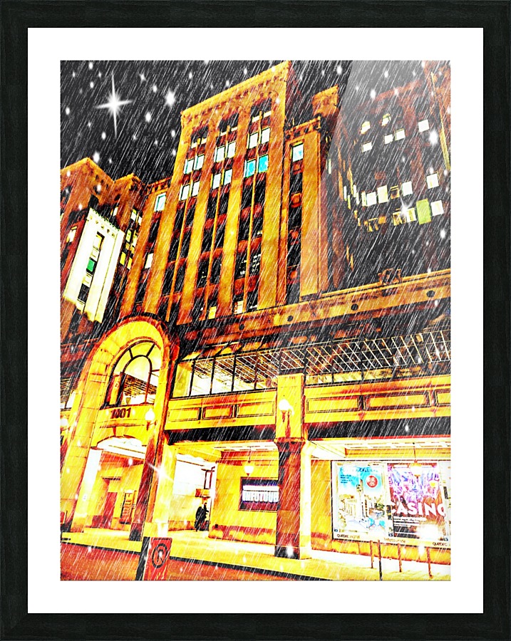 Downtown Picture Frame print