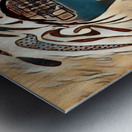 The Thinker 10 Metal print