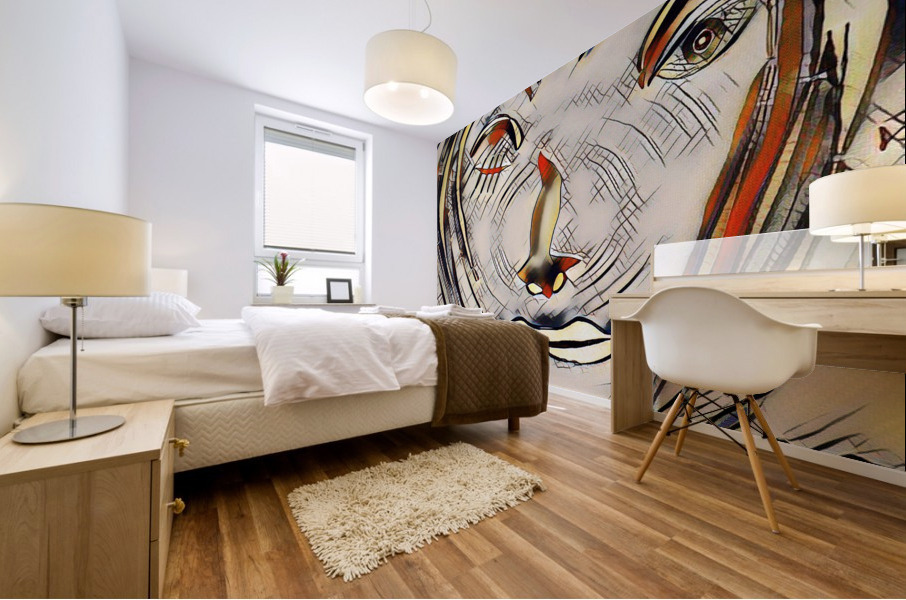 Left Eye 5 Impression murale