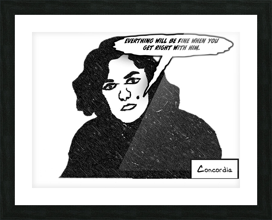Wise Woman Picture Frame print