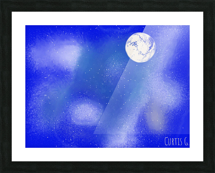 Blue Sky Picture Frame print