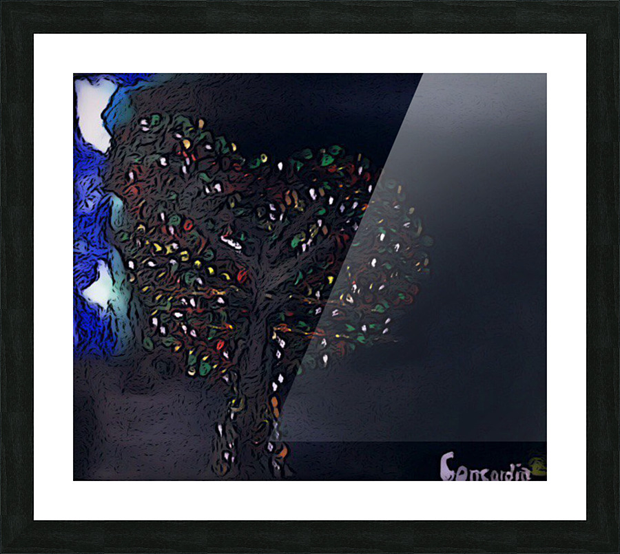 The Tree Picture Frame print