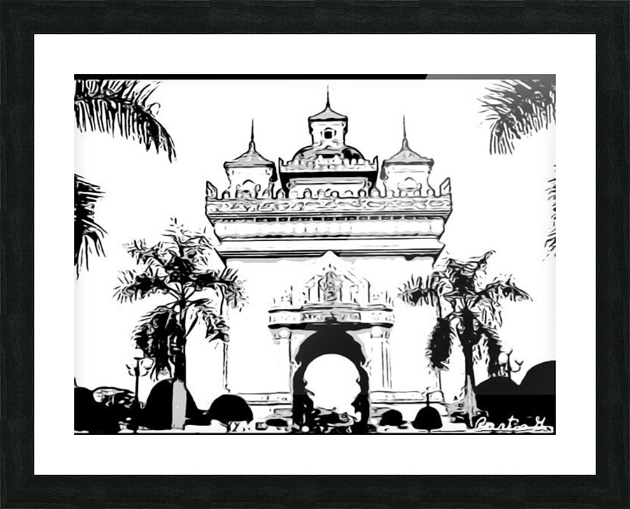 Laos Picture Frame print