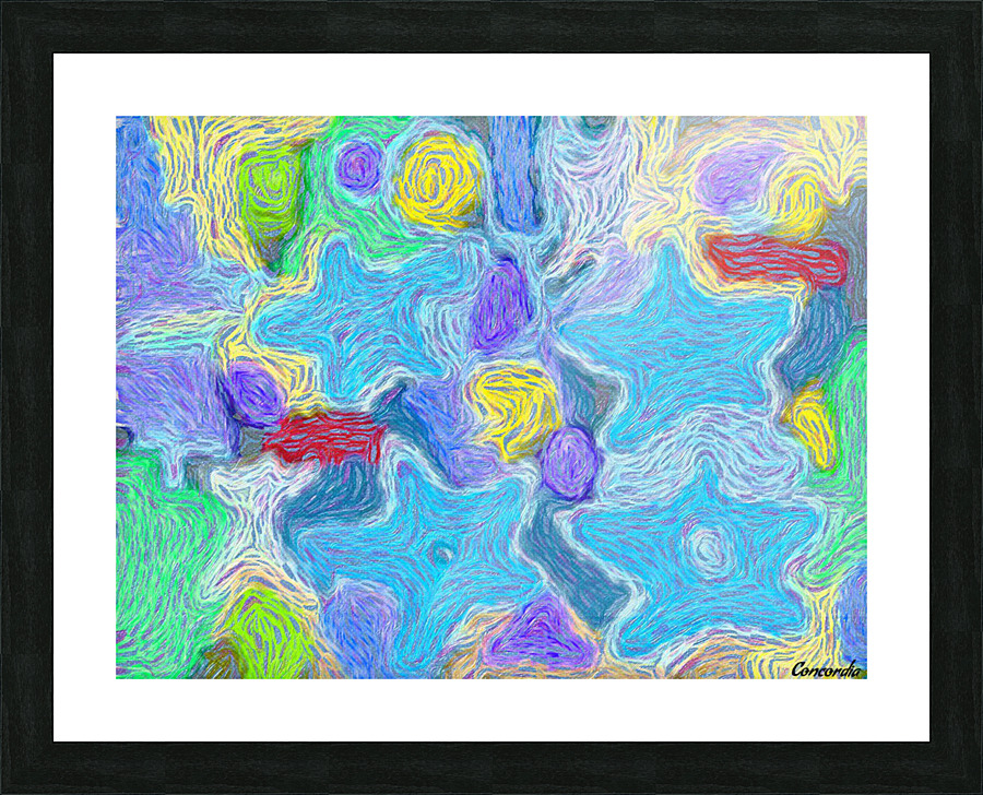 Stars Picture Frame print