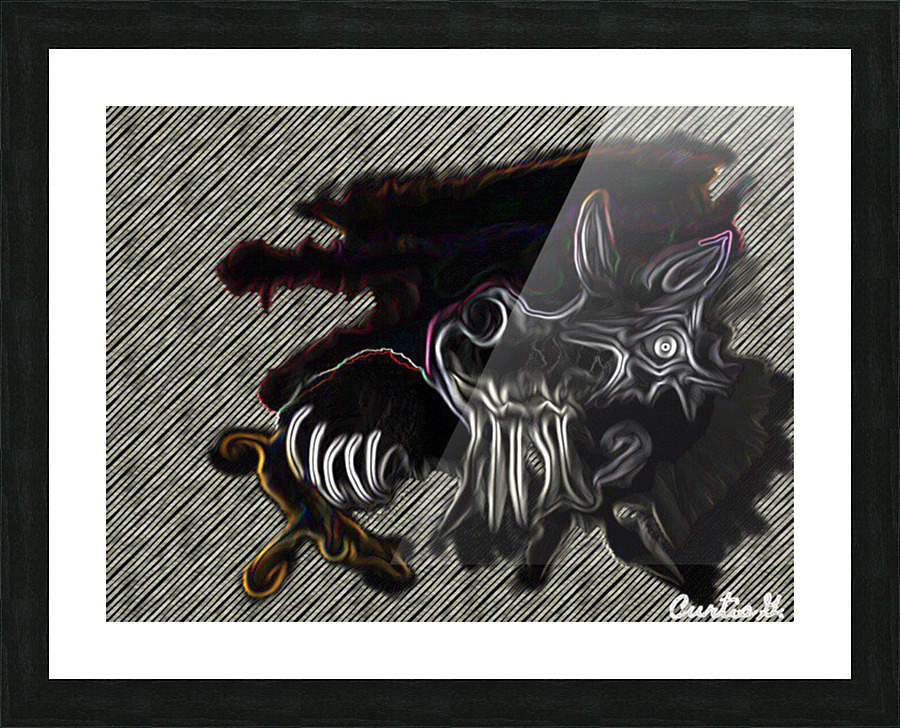 Hugry Like the Wolf Picture Frame print