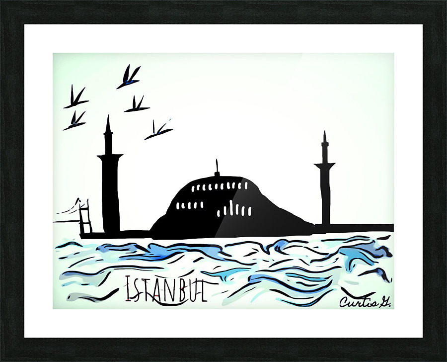 Istanbul during the Day Picture Frame print