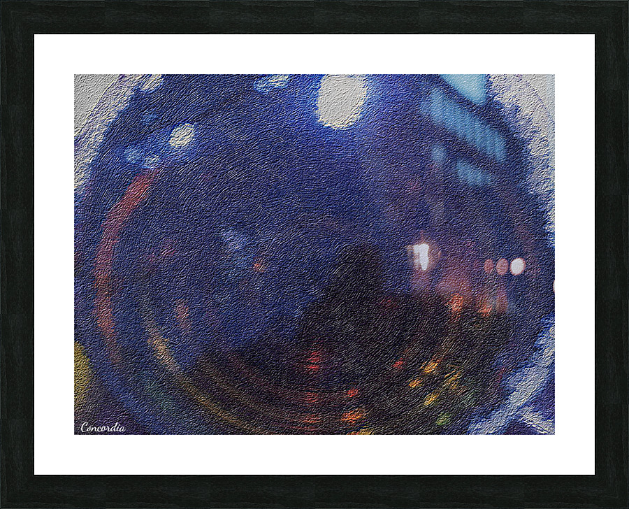Embossed Picture Frame print