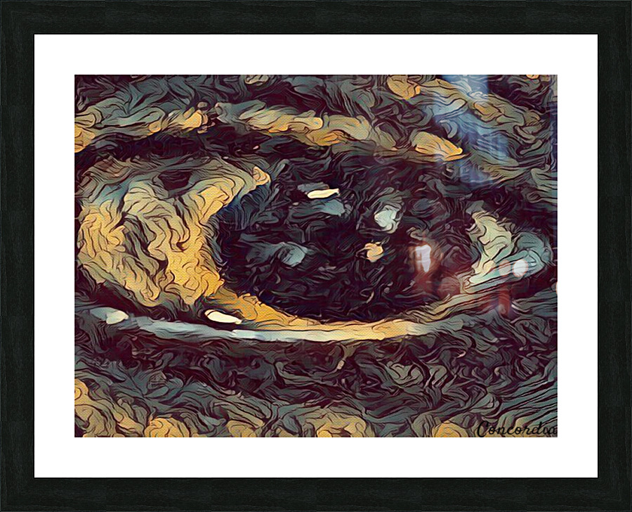 The Eye 7 Picture Frame print