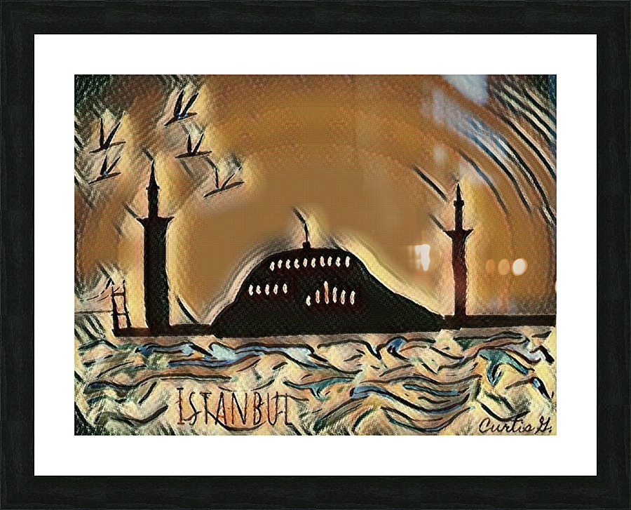 Istanbul  9 Picture Frame print