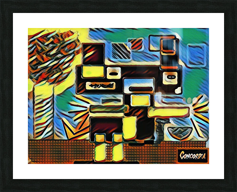 Pet 4 Picture Frame print