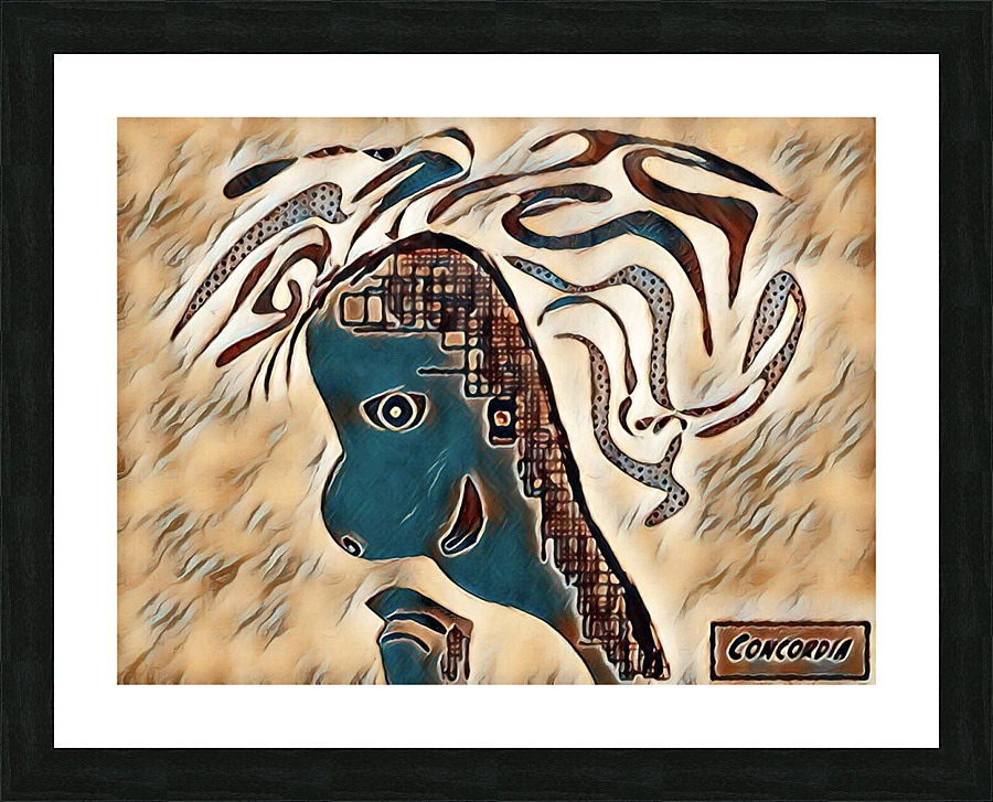 The Thinker 10 Picture Frame print