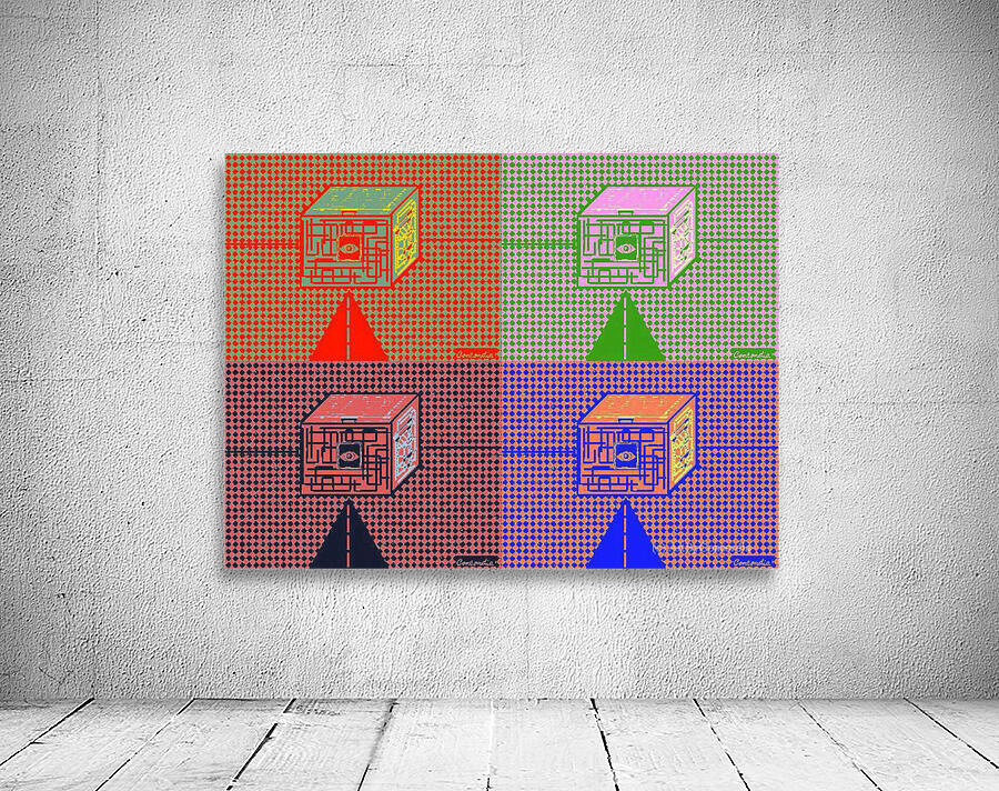 Cube Goes Pop Wall Preview