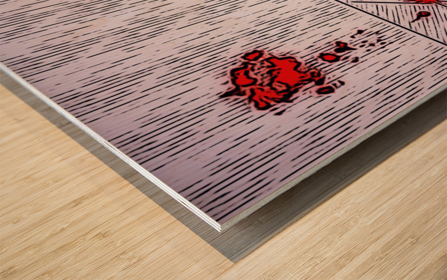 I Feel Nothing Impression sur bois