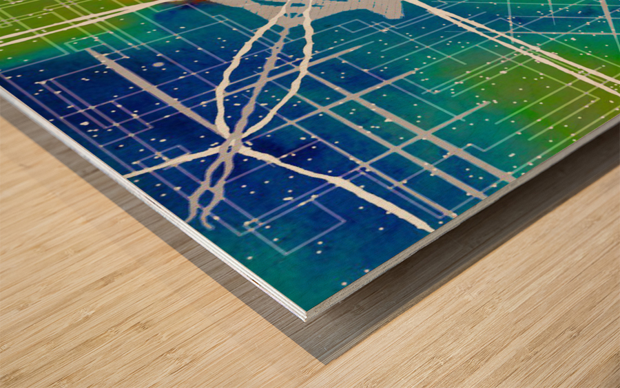 The Power Wood print