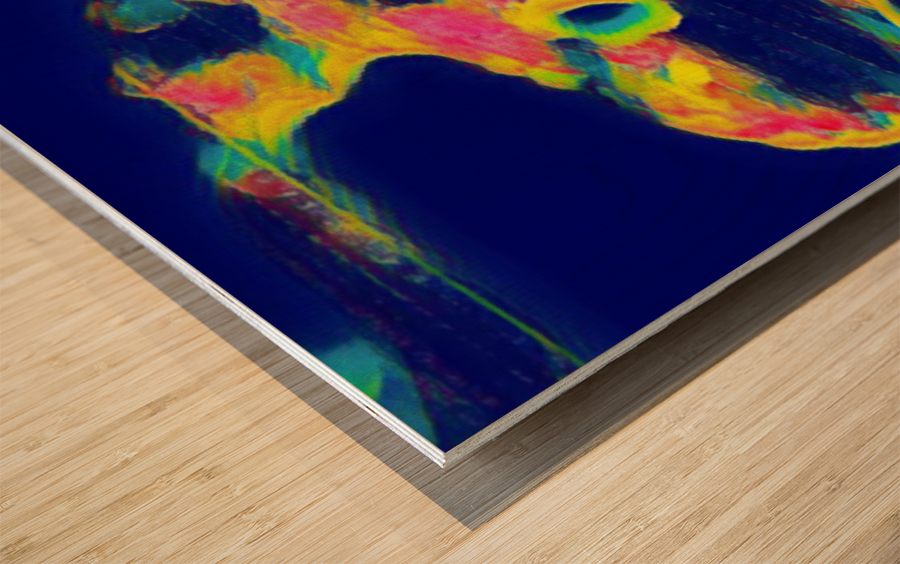 The Eye 9 Wood print