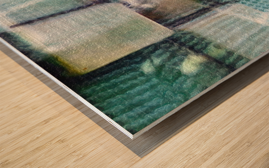 Square Dance 1 Wood print