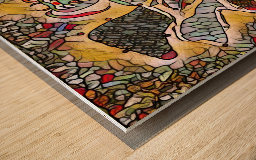 Moth man Impression sur bois